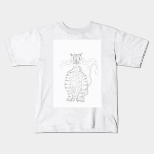 Frazzle cat Kids T-Shirt